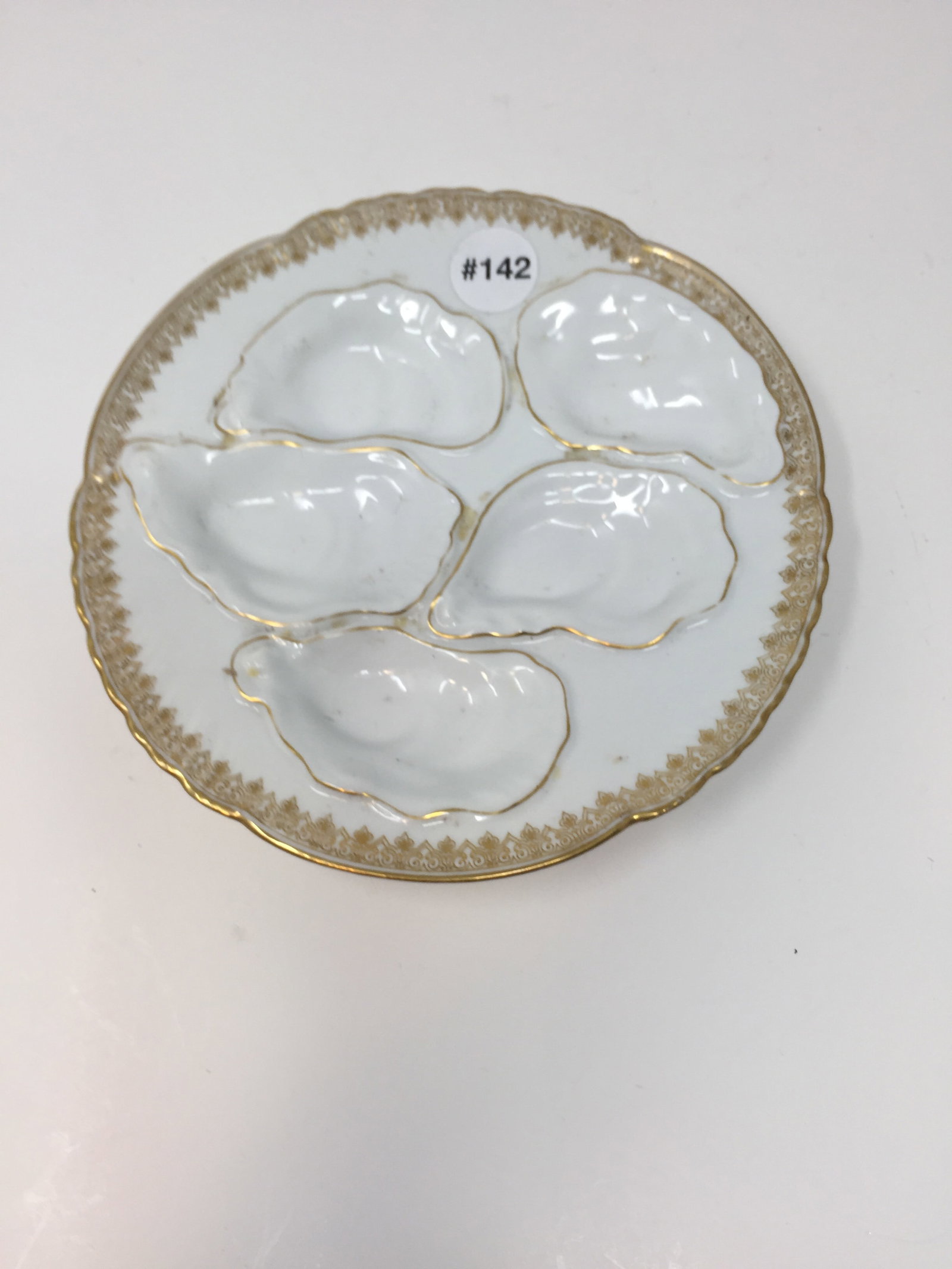 B & C Limoges Oyster Plate (1 of 2)