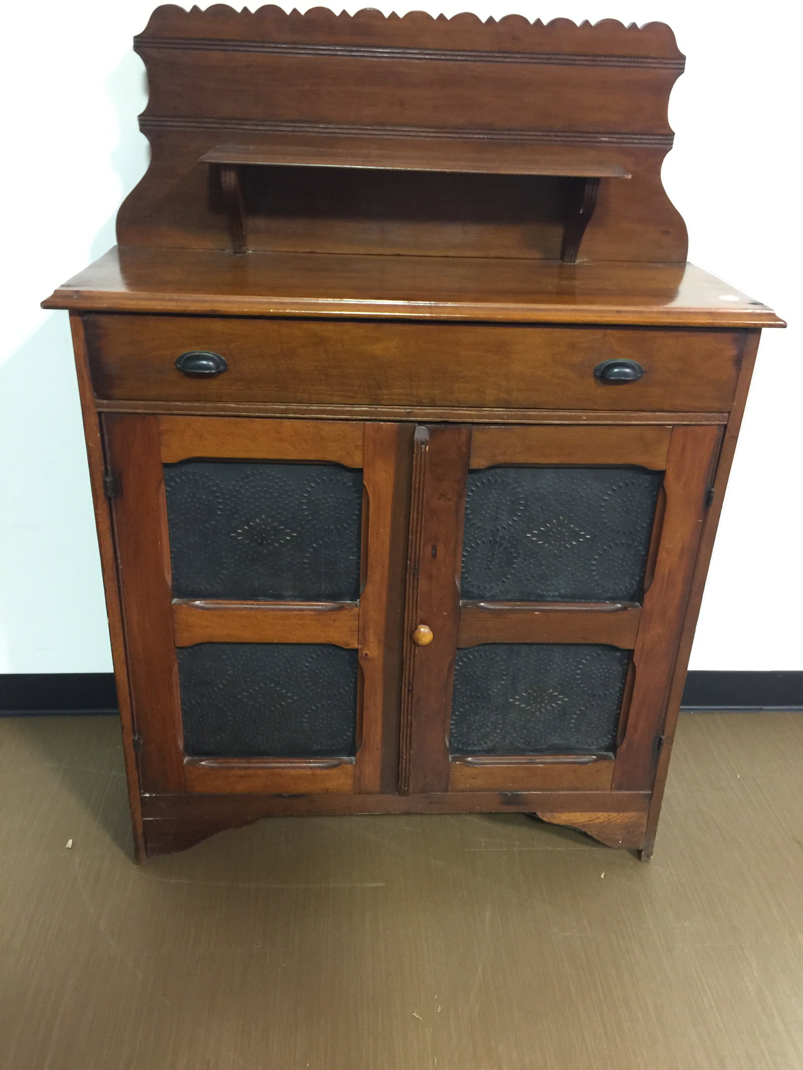 Antique Punch Tin Pie Safe (1 of 6)