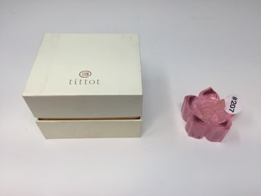Tittot Chinese Art Glass Paperweight