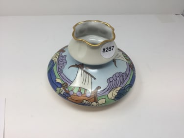 Limoges Artist Signed Vase
