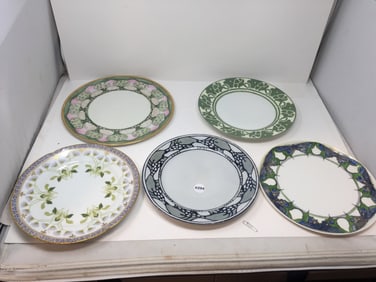 Grouping of Limoge China Plates