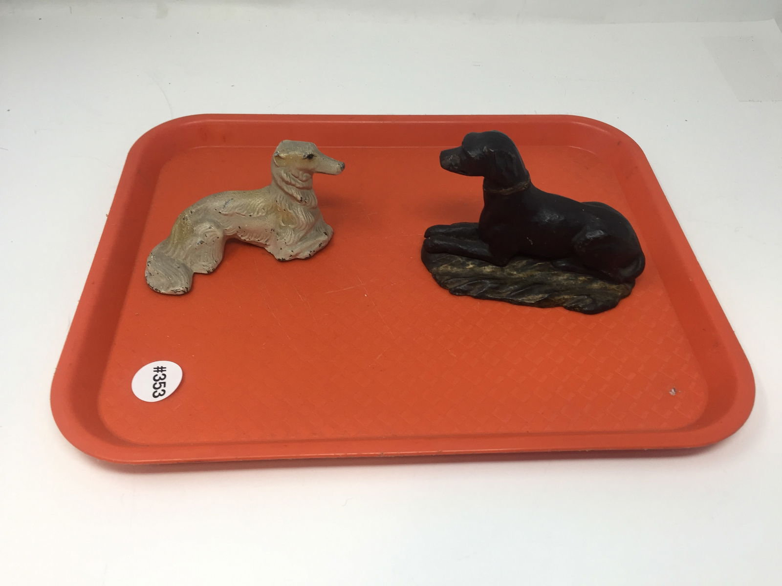 2 Cast Iron Dog Figurines (1 of 4)