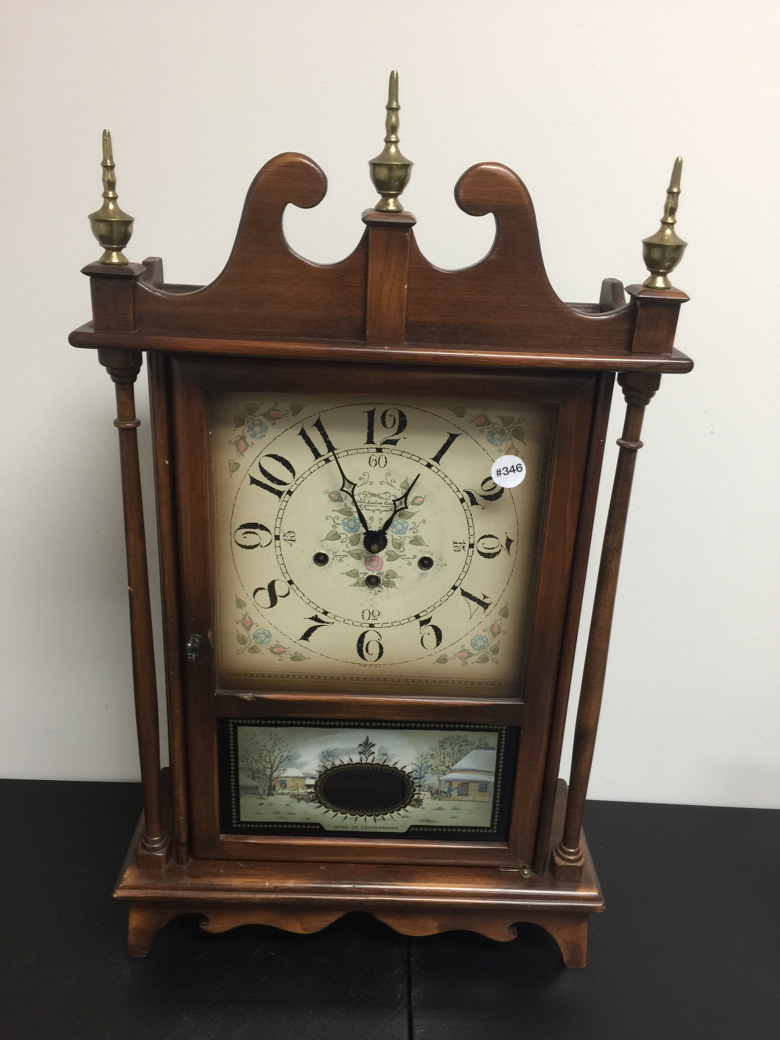 Pillar & Scroll Style Clock (1 of 4)
