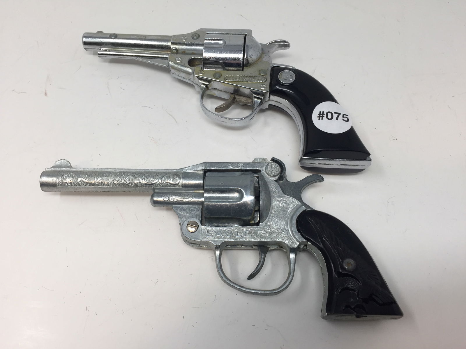 Hubley Remington Cap Gun: 9" long