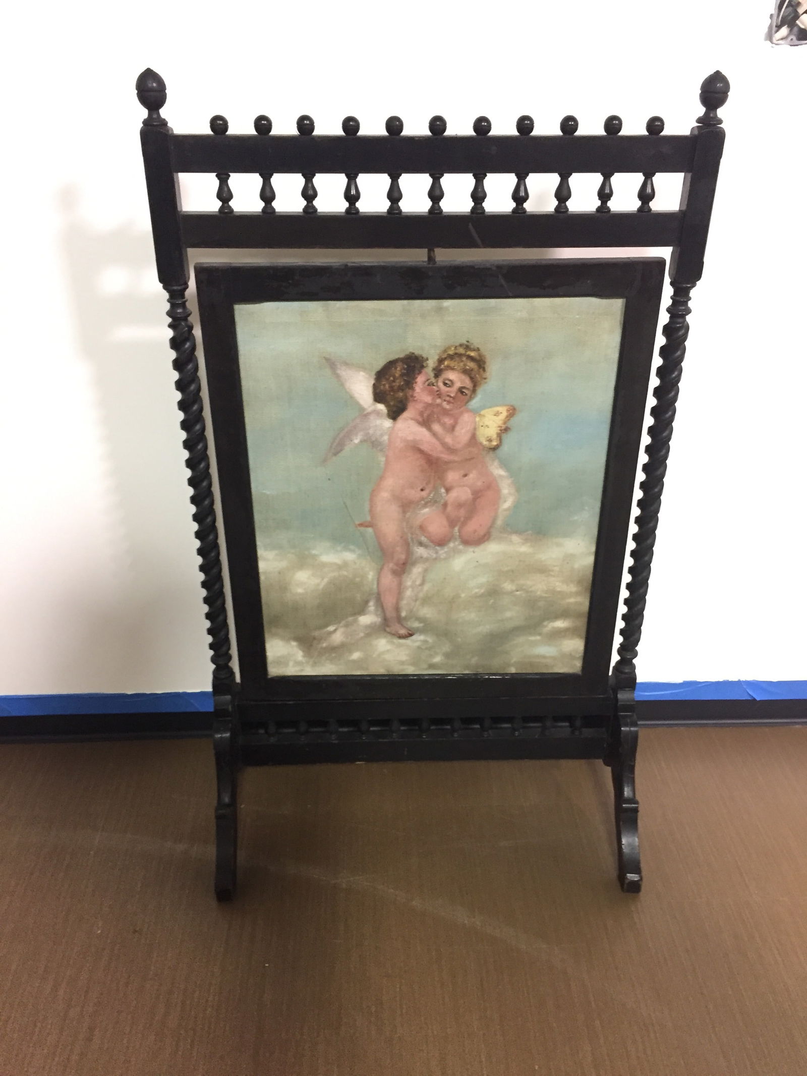 Antique Stick and Ball Fire Screen (1 of 7)