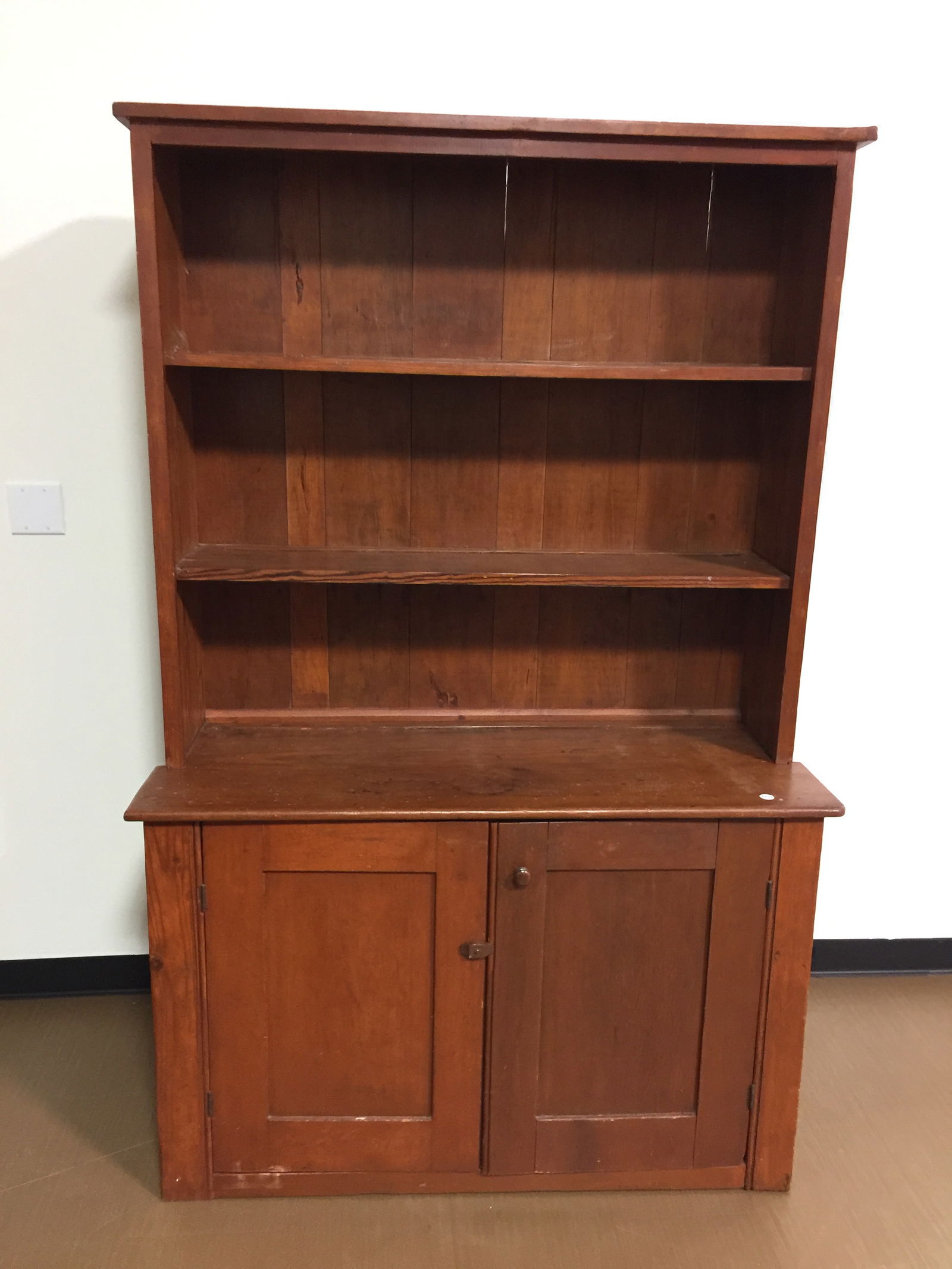 Antique Oak Stepback Cupboard (1 of 7)