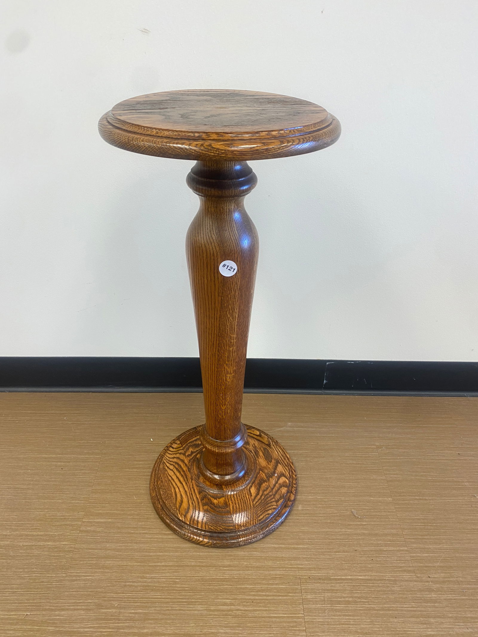 Antique Oak Pedestal (1 of 4)