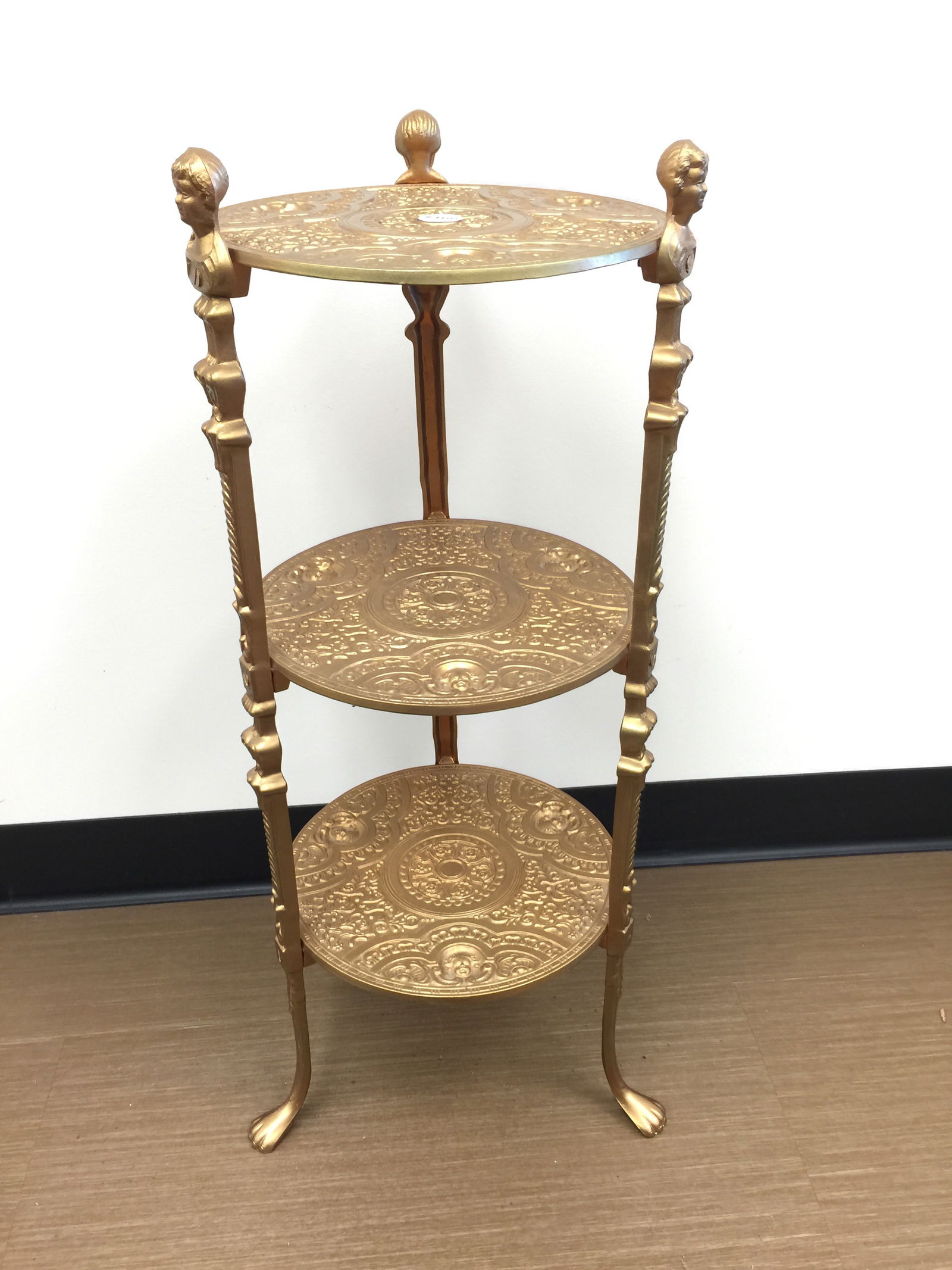 Antique Brass & Metal Stand (1 of 6)