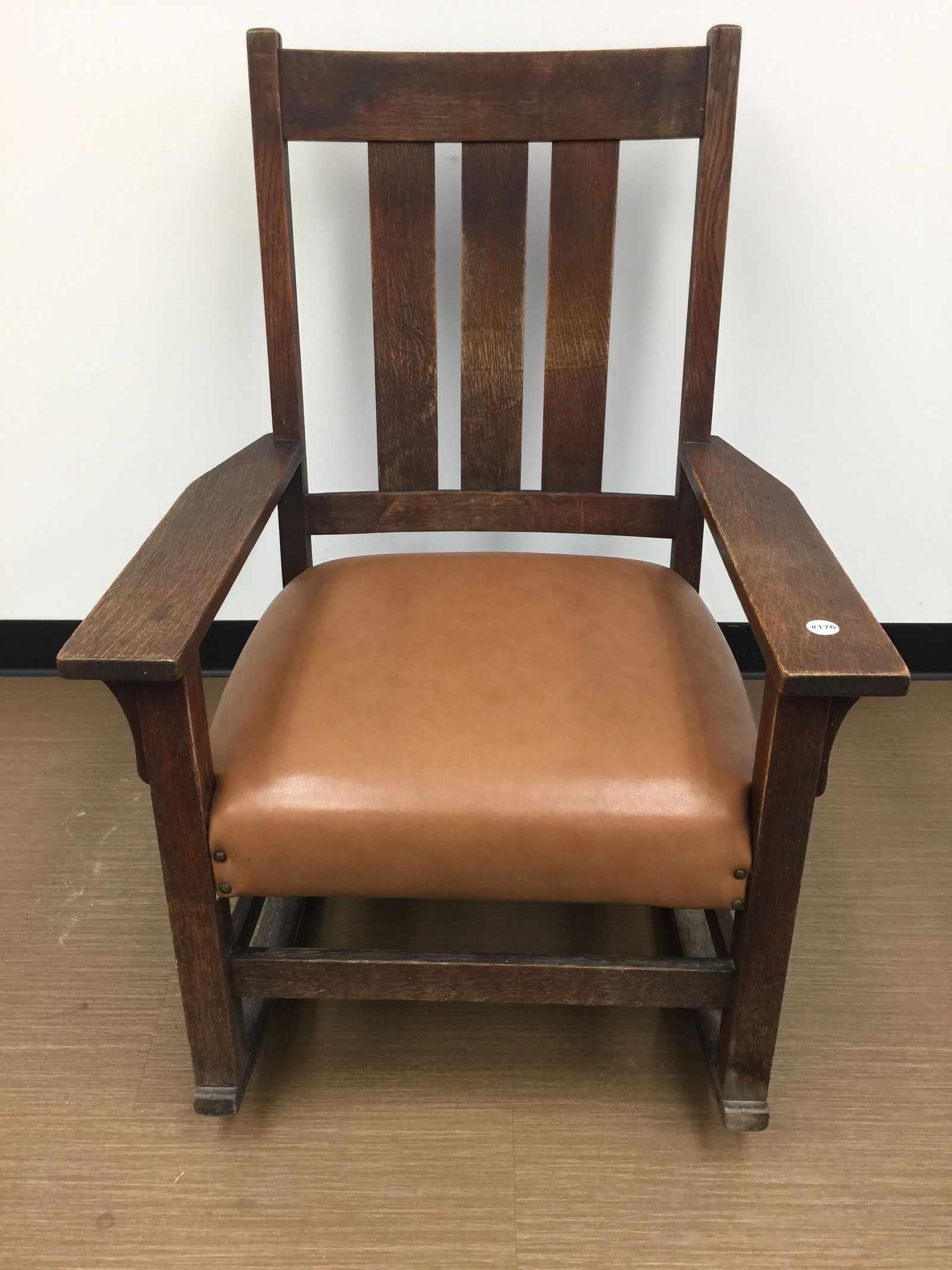 Antique Mission Oak Rocker (1 of 6)