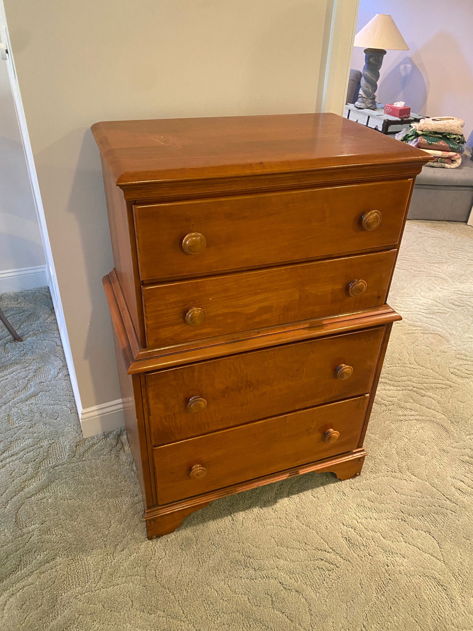 Maple Chest: 49" x 29" x 20"