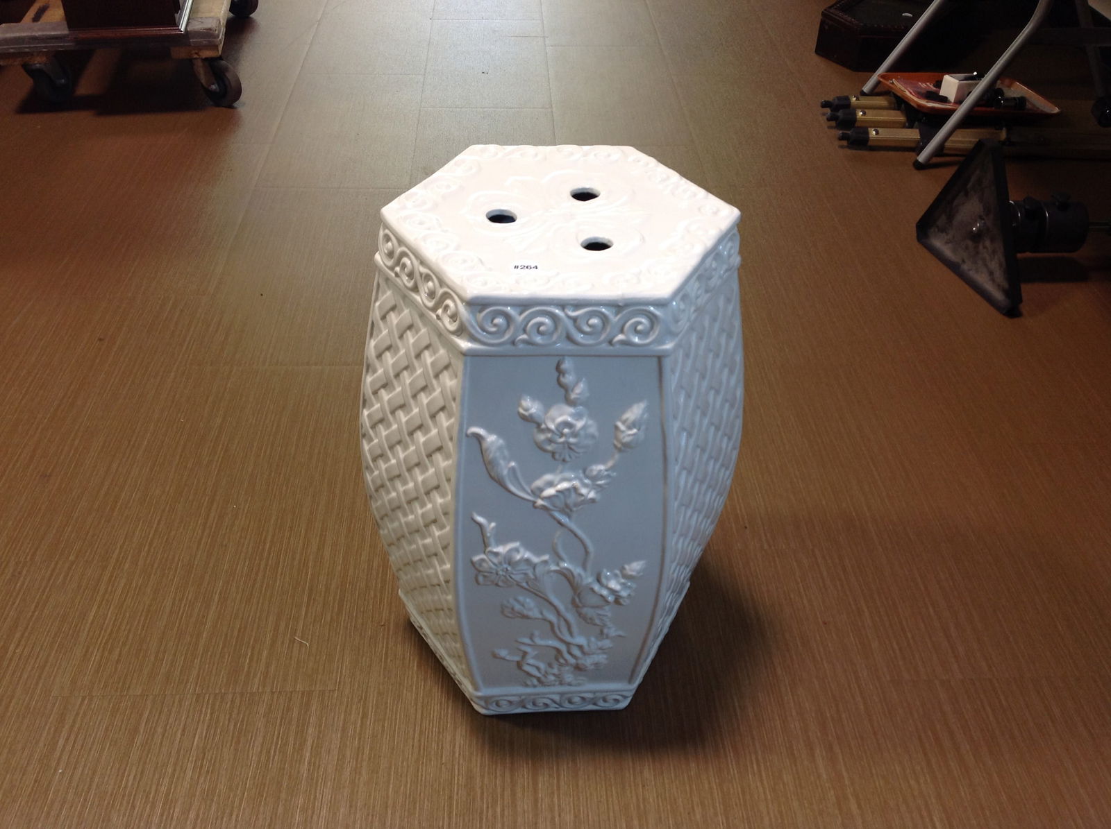 Italian Ceramic Garden Seat (1 of 5)