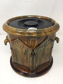 Antique Majolica Humidor