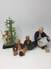 Grouping of Asian Figurines