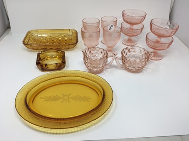 Grouping of Depression Glass