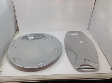 2 Pcs Nambe Metalware