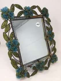 Art Deco Beaded Mirror