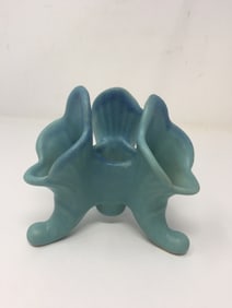 Van Briggle Turquoise Triple Vase