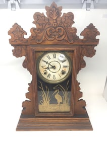 Gingerbread Carved Mantel Clock