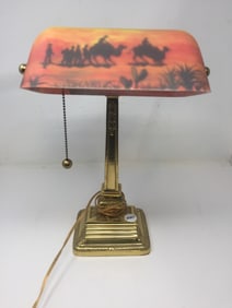 Reverse Painted Lamp