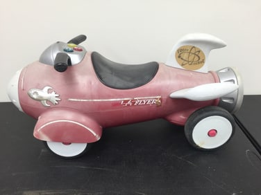 Retro Rocket Riding Toy