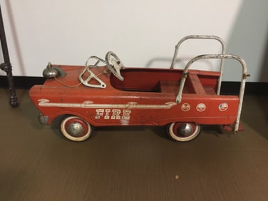 Fire Chief Pedal Car