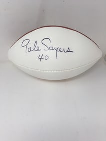 Gale Sayers Signed Football