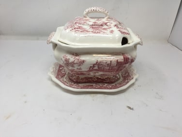Transferware Tureen