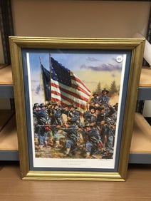 6Th Wisconsin at Gettysburg Print by Rick Reeves