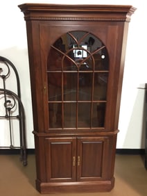 Jamestown Cherry Corner Cabinet