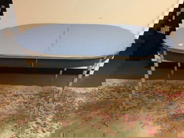 Vintage Chrome Base Table