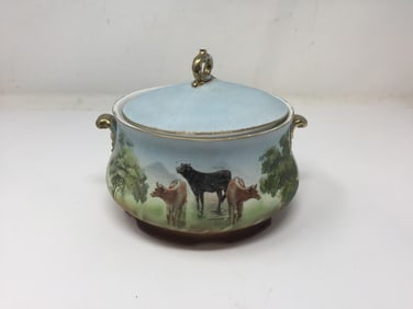 Royal Bayreuth Tapestry Lidded Jar