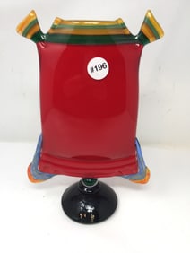 Signed Art Glass Scuplture