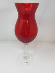 Ruby Red Art Glass