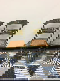 Pair of Hitchcock Presidential Chairs