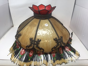 Antique Slag Glass Dome