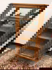 Antique Oak China Cabinet