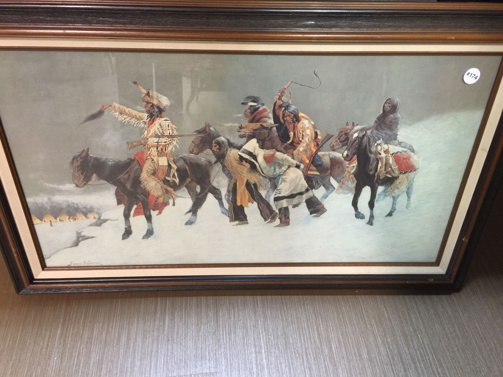Frederic Remington "Return of a Blackfoot War Party" Print (1 of 5)