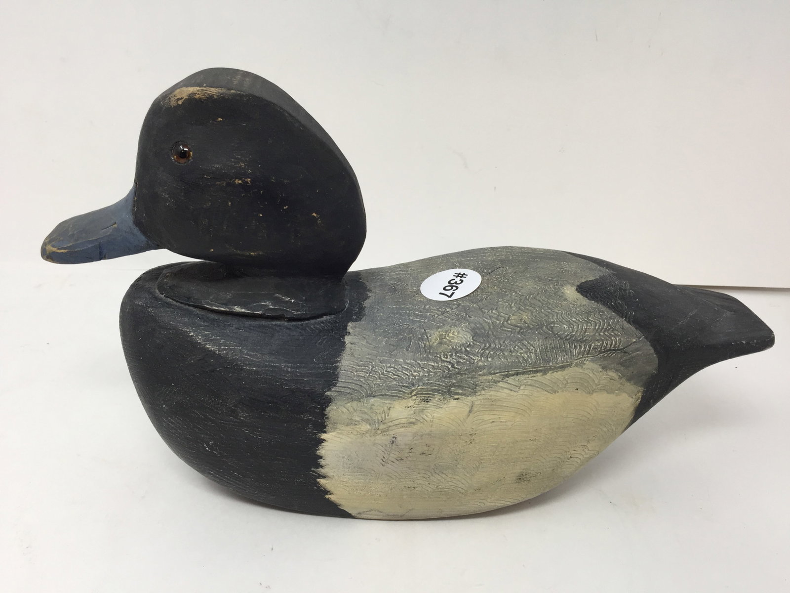 Duck Decoy: 7" x 11". Wooden, handpainted.