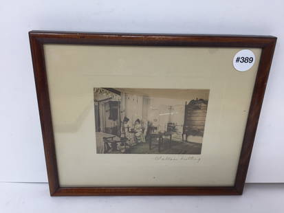 Wallace Nutting Print: Frame 11" x 9". SLR.