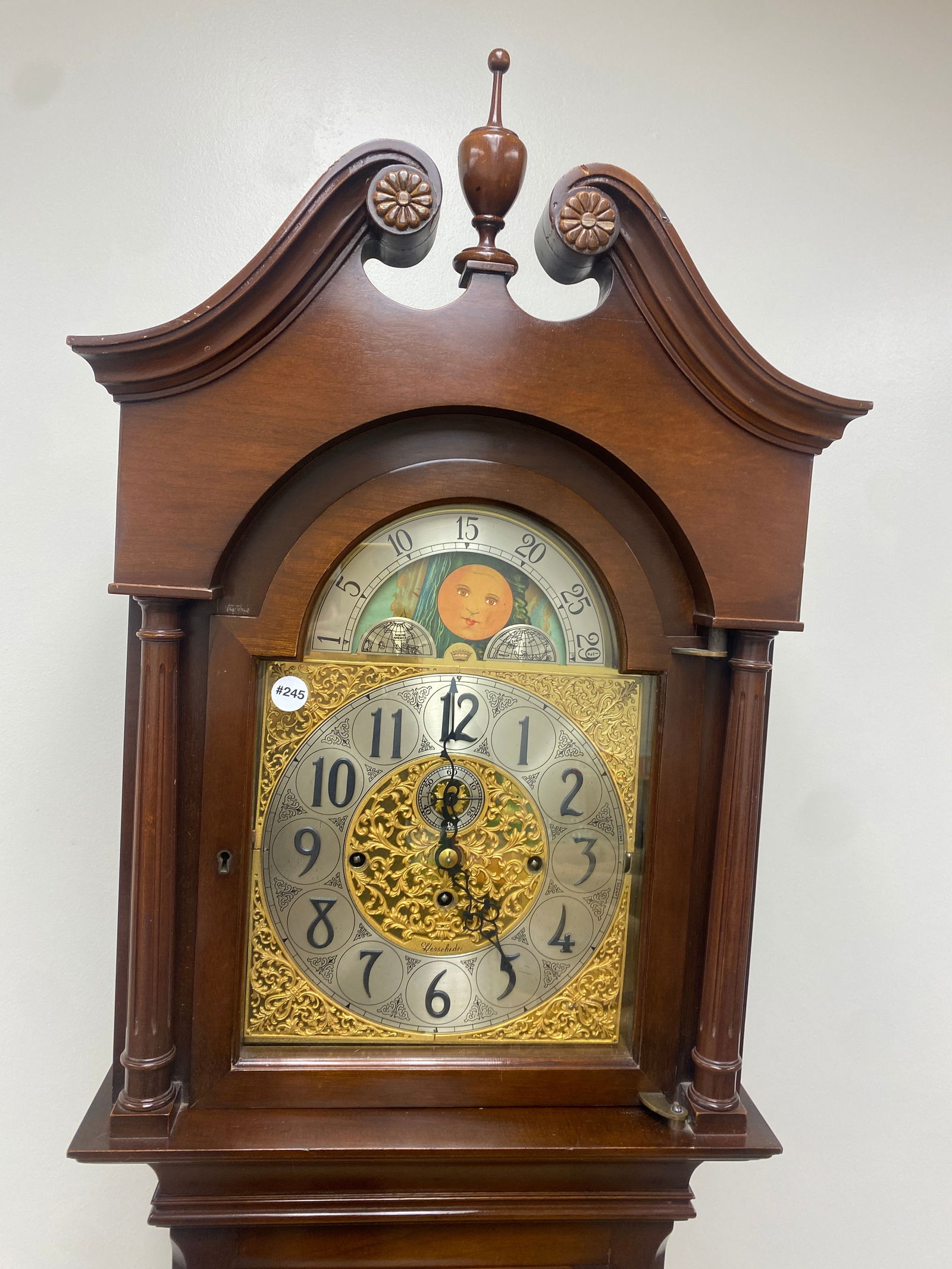 Herschedes Grandfather Five Tube Clock (1 of 15)