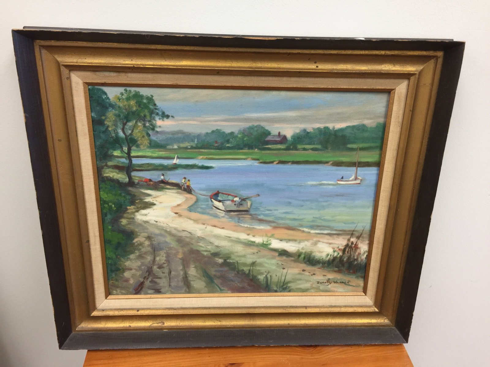 Dorothy Warren Original Oil Painting: SLR, on canvas, frame 26"x22".