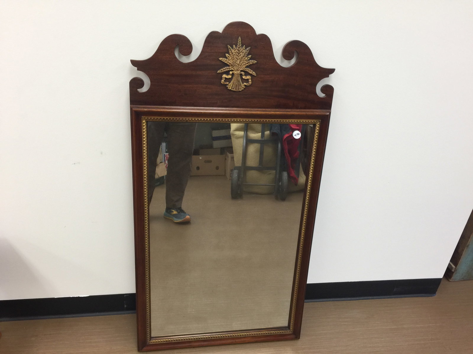 Morganton Furniture Co. Mirror: has original tag, 25"x48".