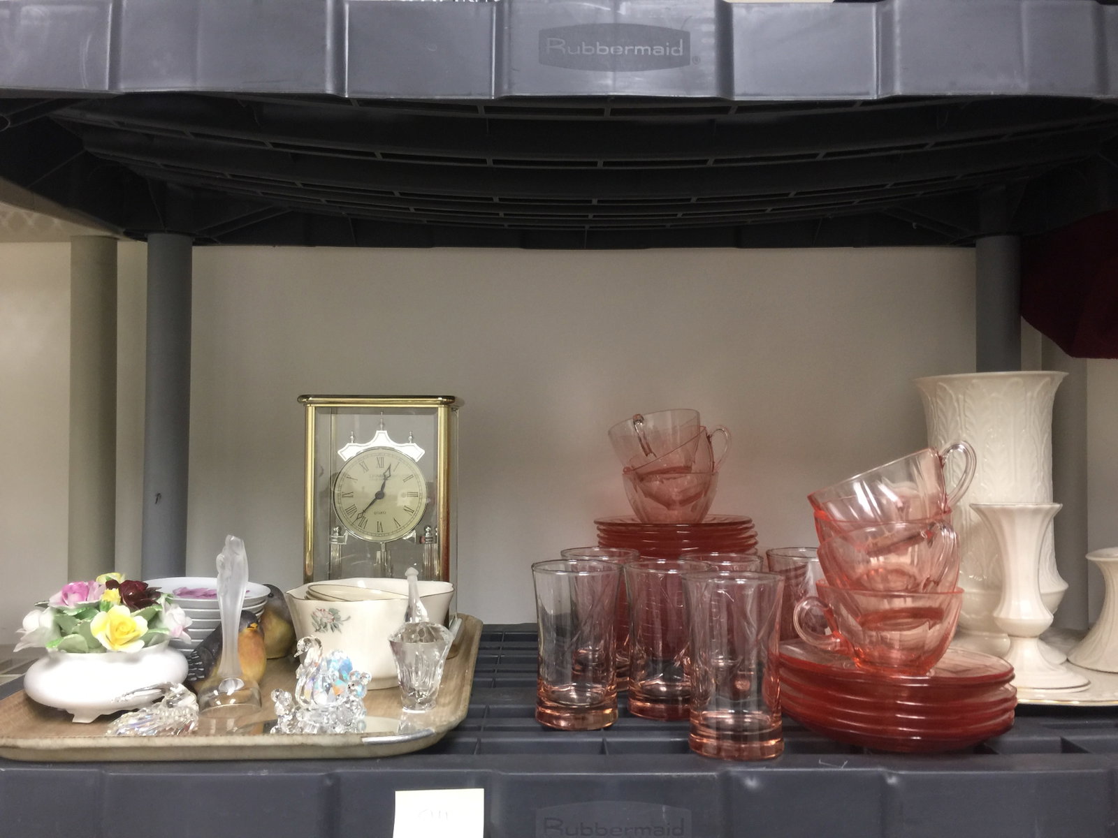 Mixed Lot: lenox, depression glass and other collectibles.