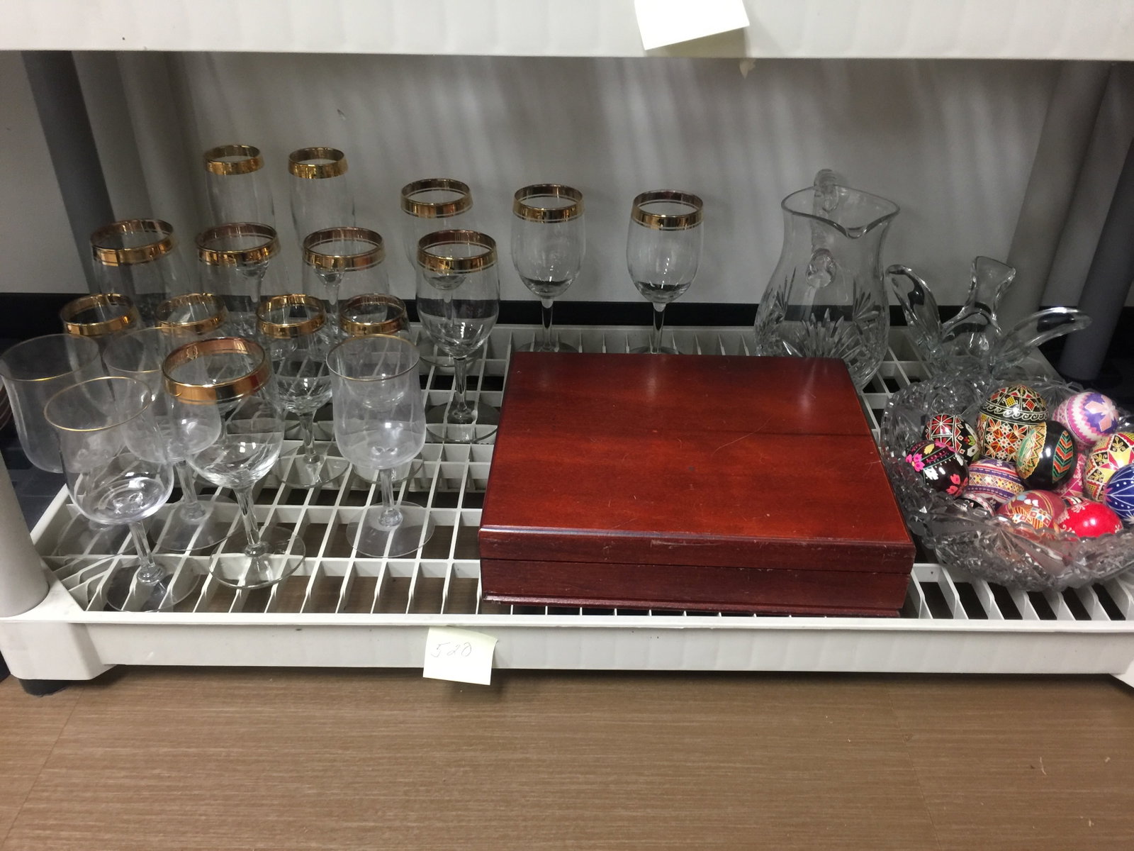 Mixed Lot: Includes crystal, flatware service,plus.