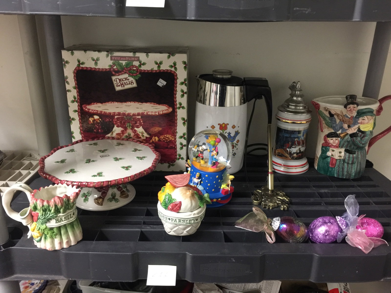 Decorative Lot: Includes Fitz & Floyd, Disney , plus.