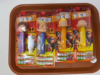 Pez Dispensers: The Incredibles