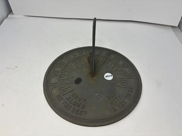 Cast Iron Sundial
