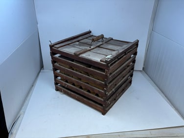 Wooden Egg Crate