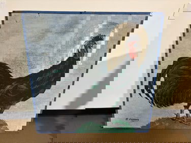 H.W. Geesaman Large Double Sided Painting