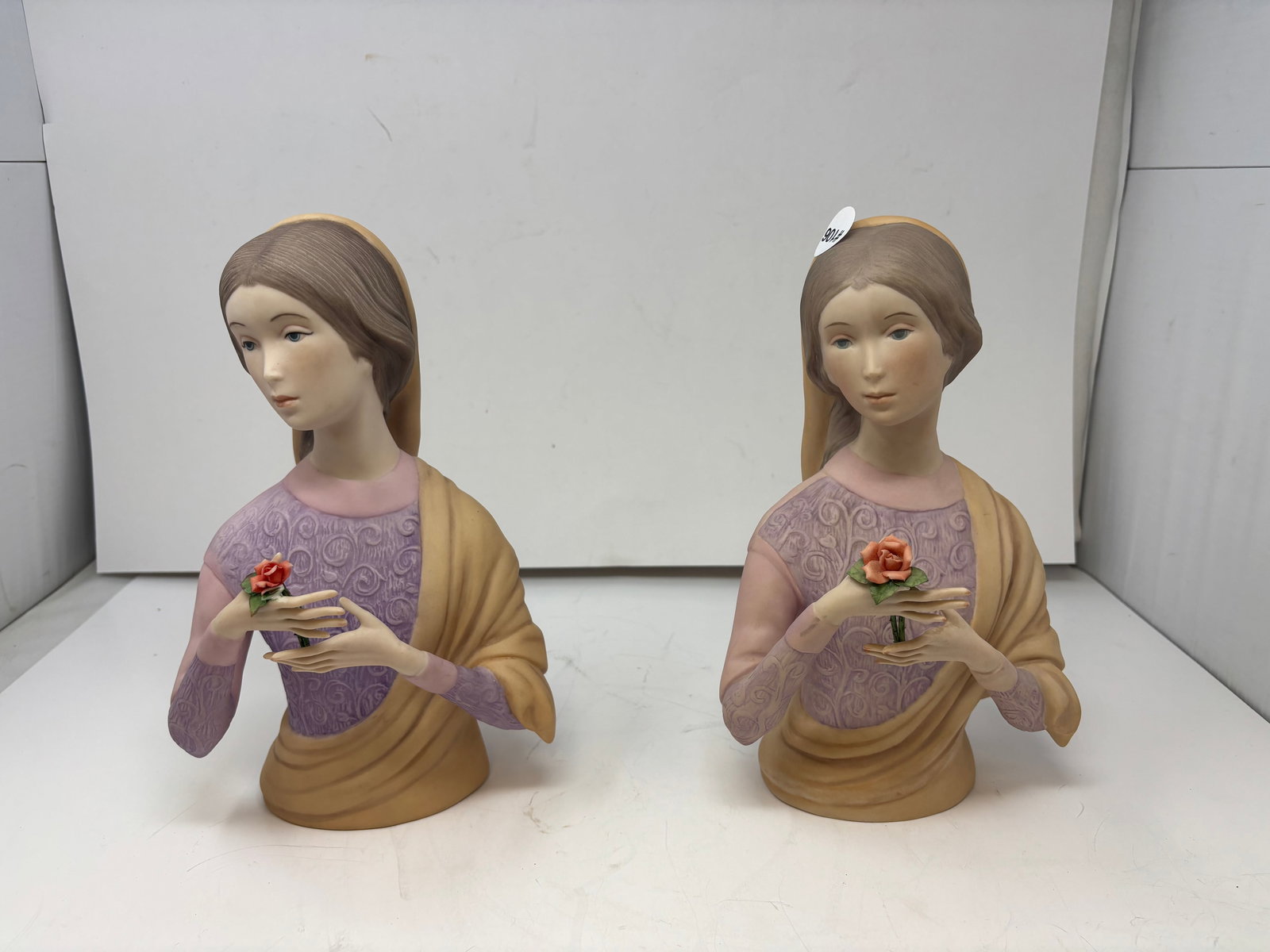 (2) Lasko Ispanky Porcelain Busts (1 of 4)